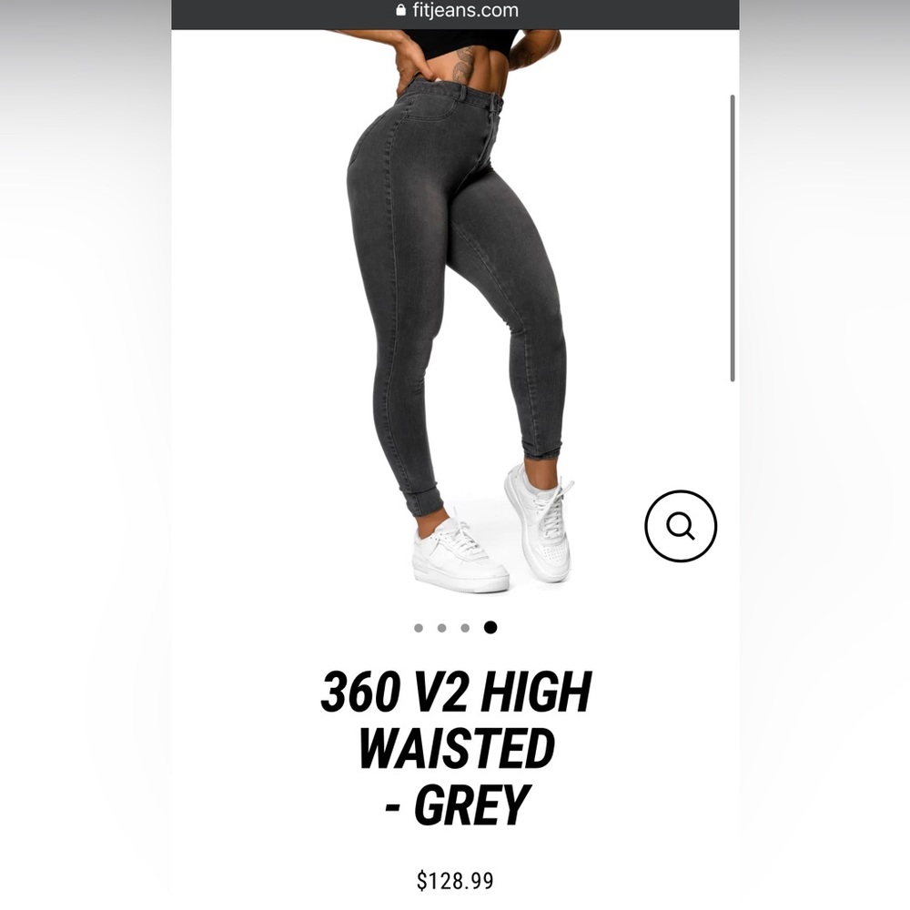 NWT Grey Fitjeans - 360 V2 High Waisted